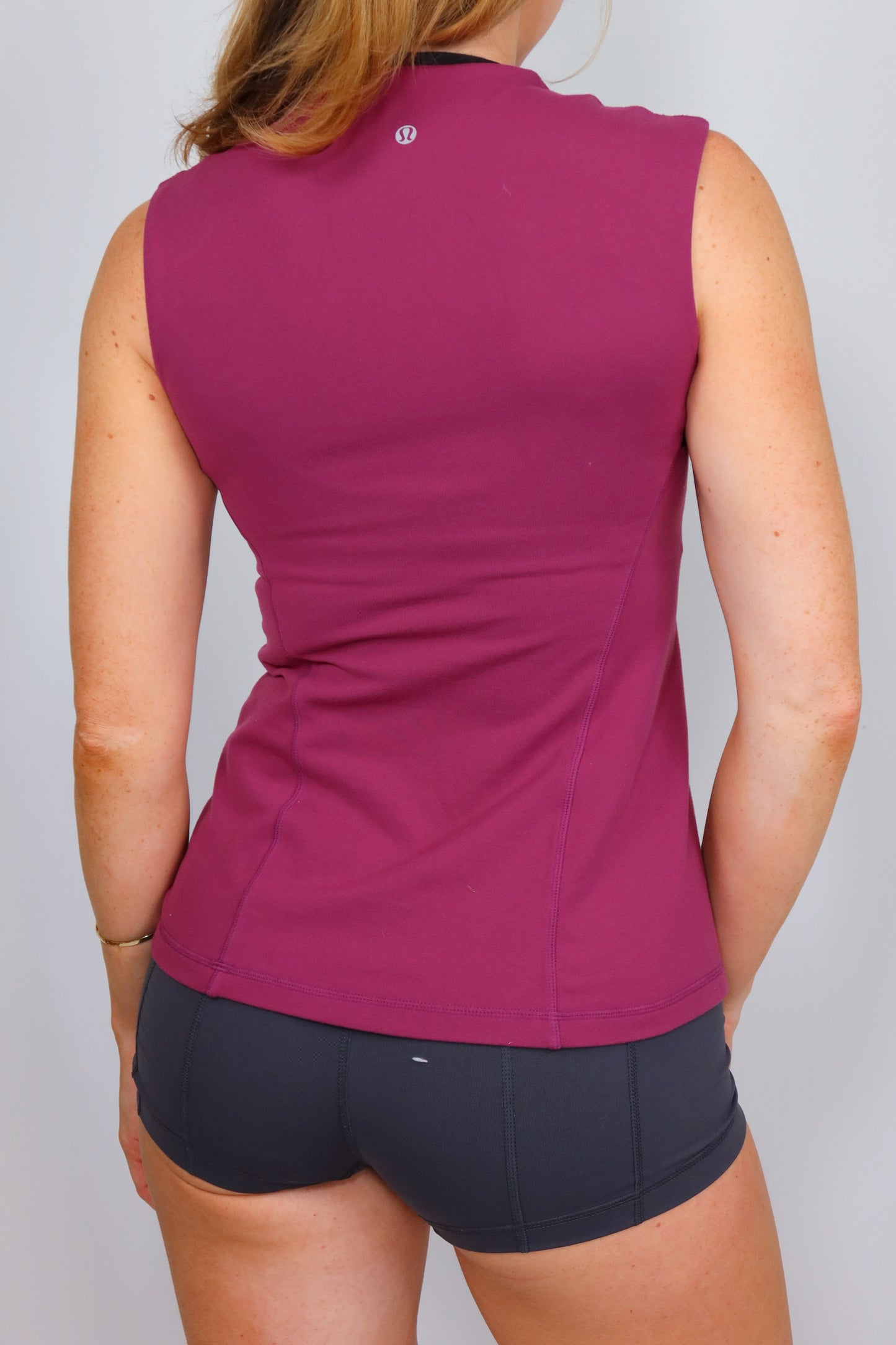 lululemon dark pink tank top