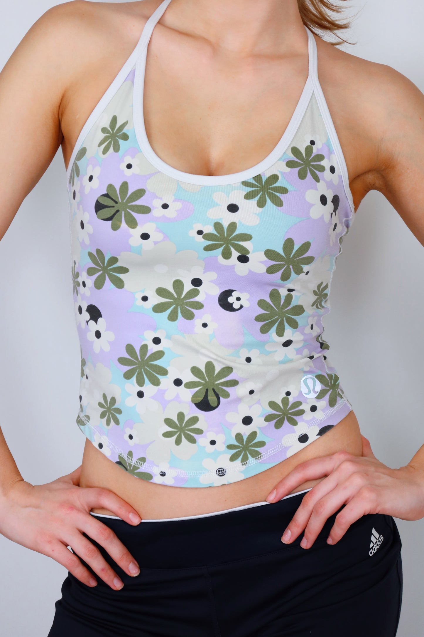 lululemon floral halter top