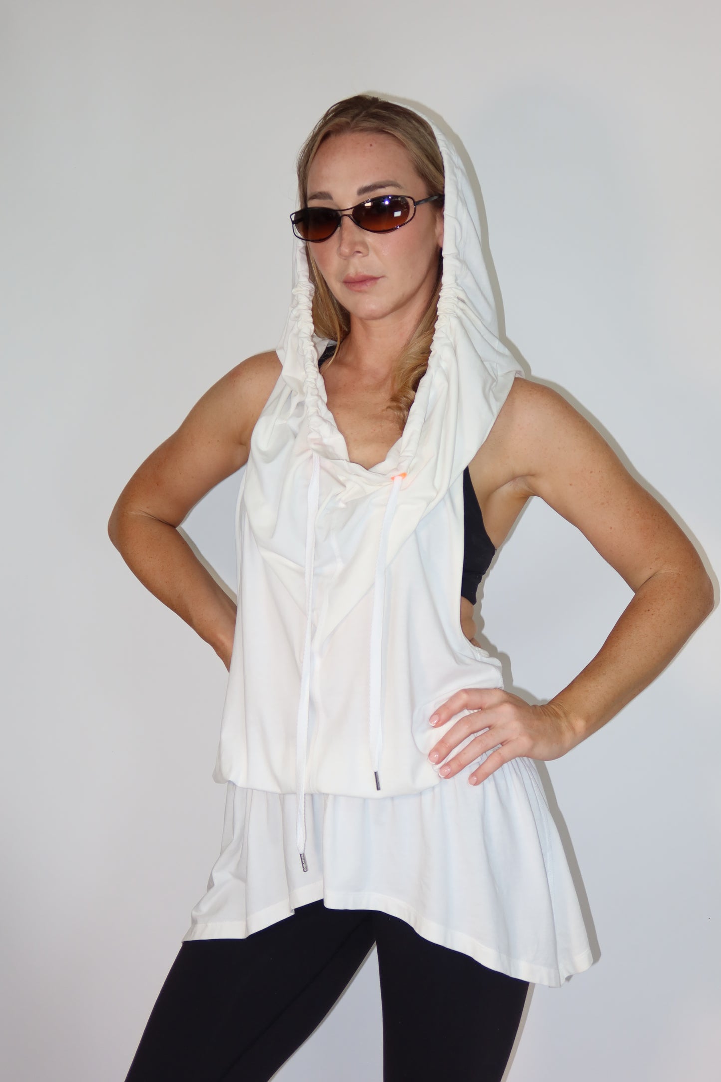 lululemon white hooded dress