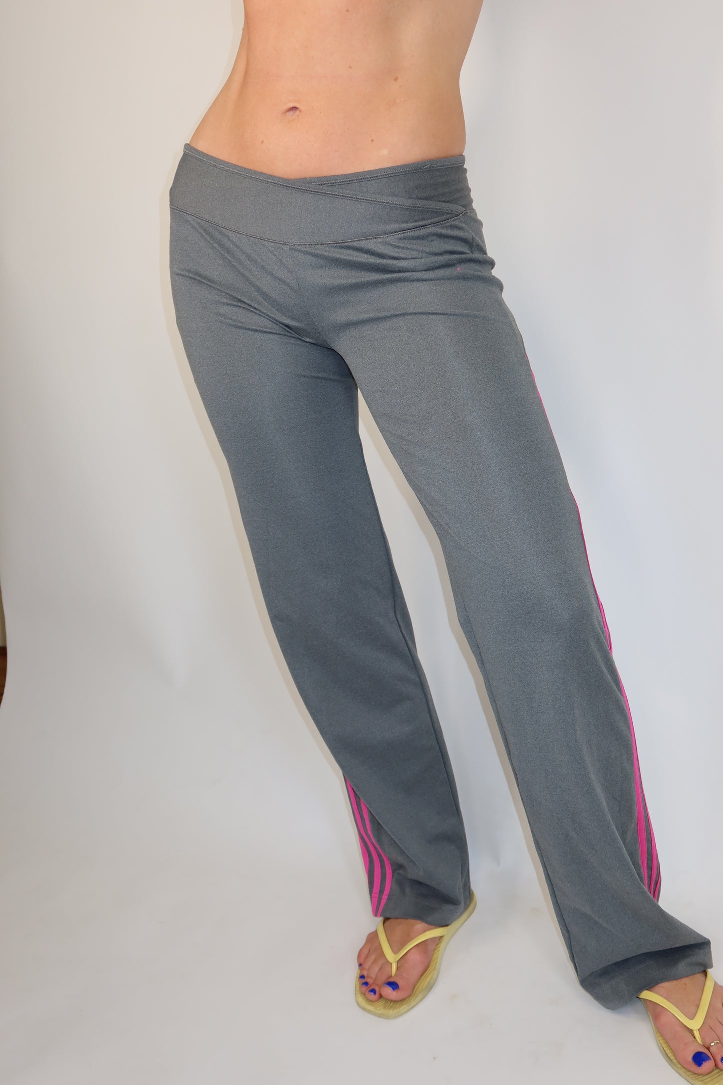 adidas pink and grey pants