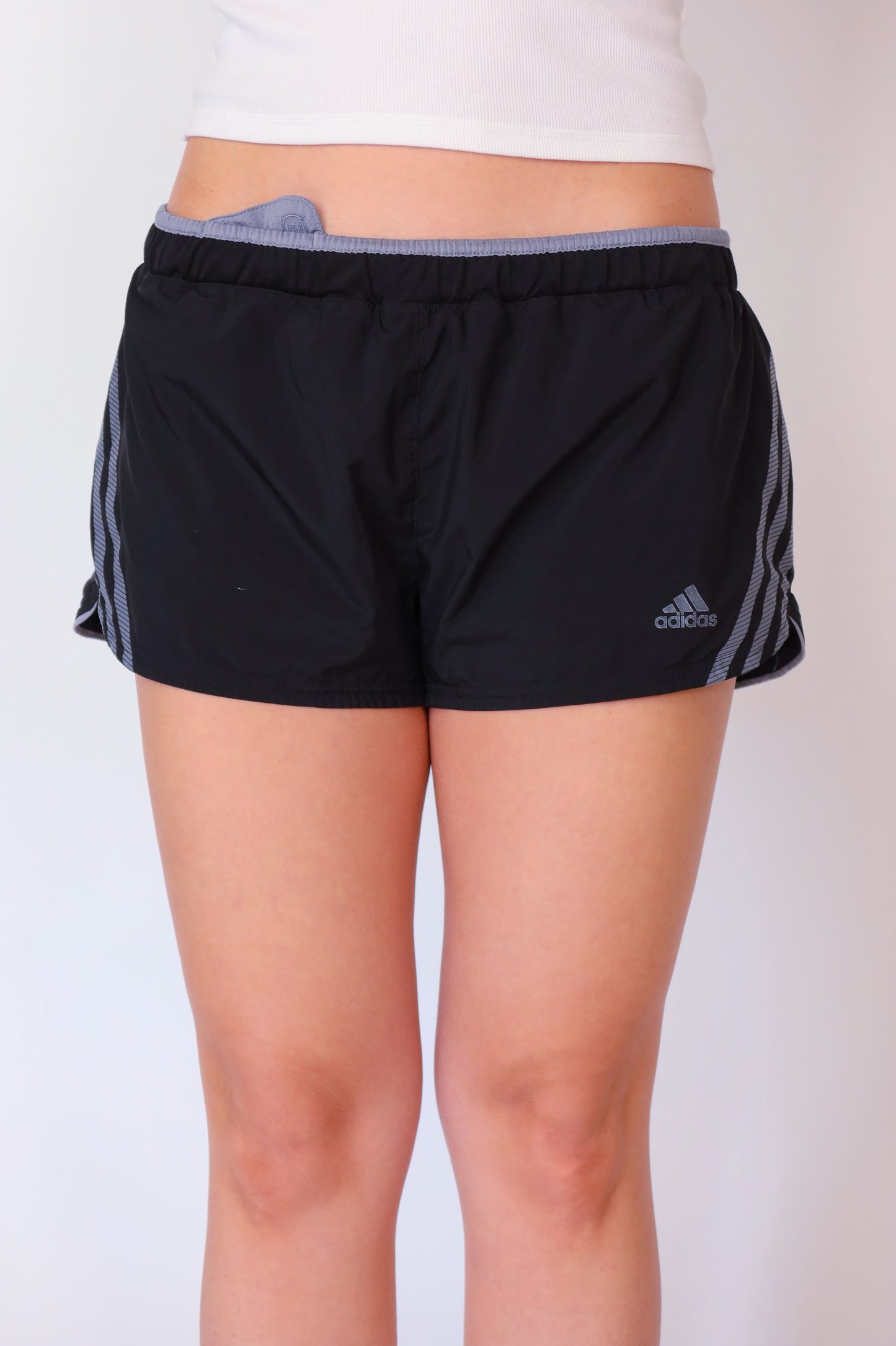 adidas black and grey shorts