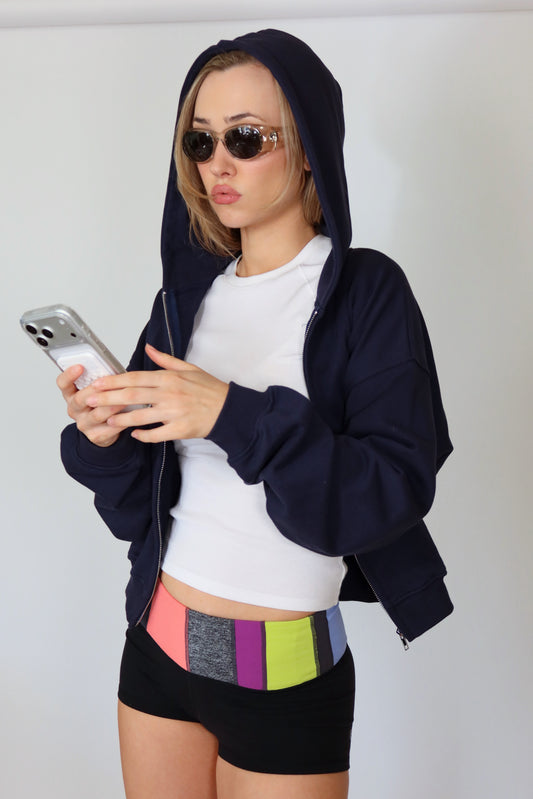 lululemon colourful waistband shorts