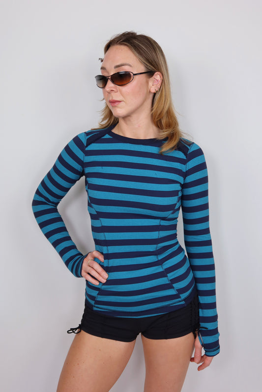 lululemon striped long-sleeve