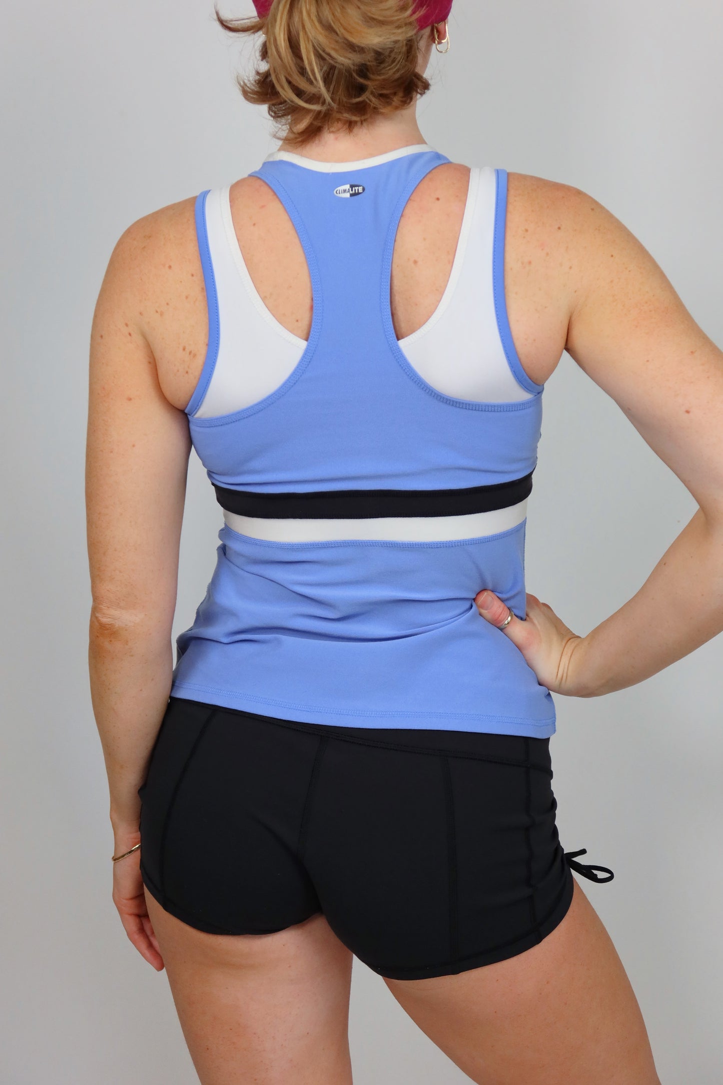 adidas layered strap tank