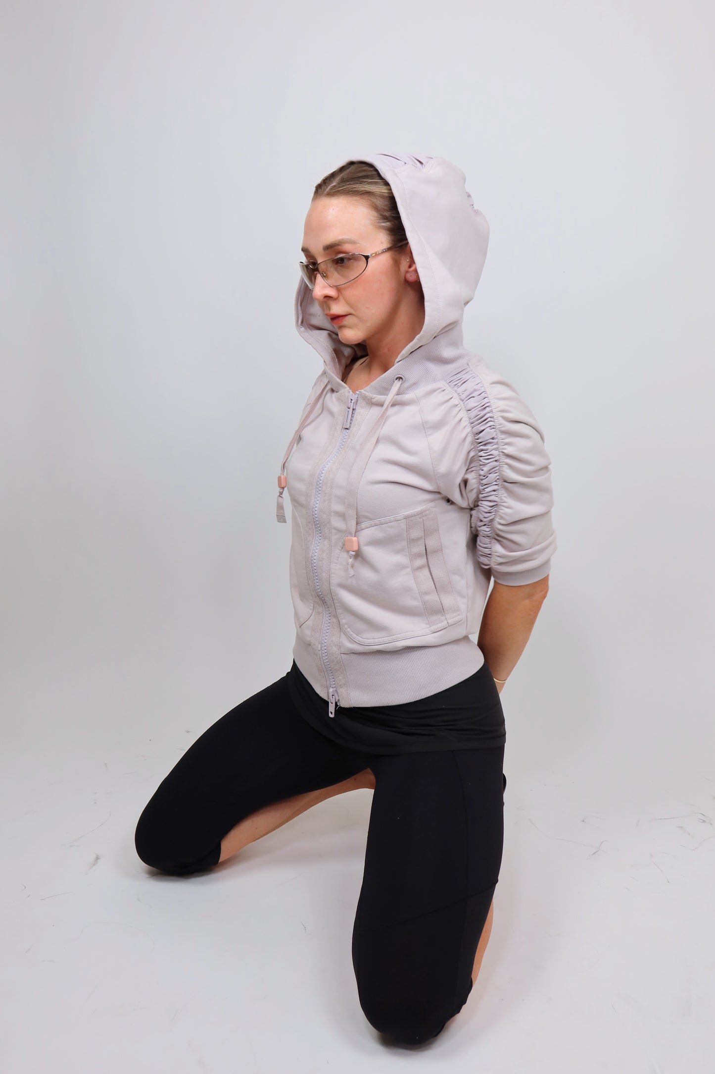 adidas by stella mccartney zip-up hoodie