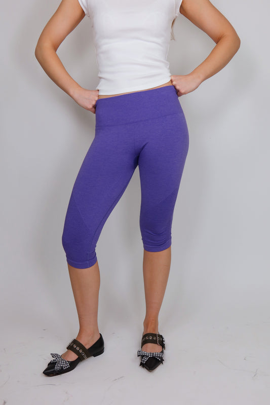 lululemon purple capri