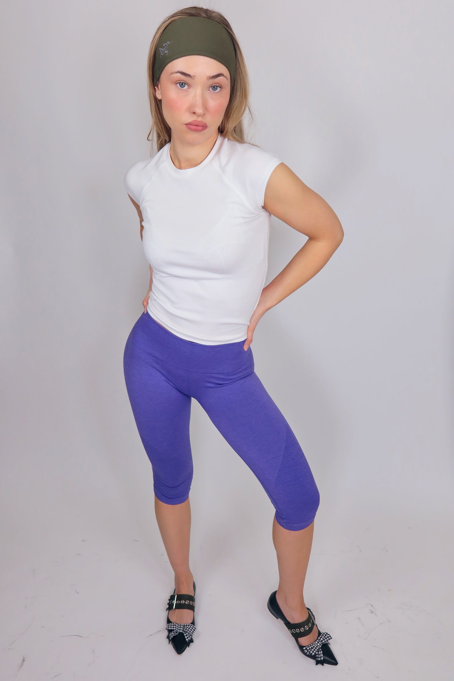 lululemon purple capri