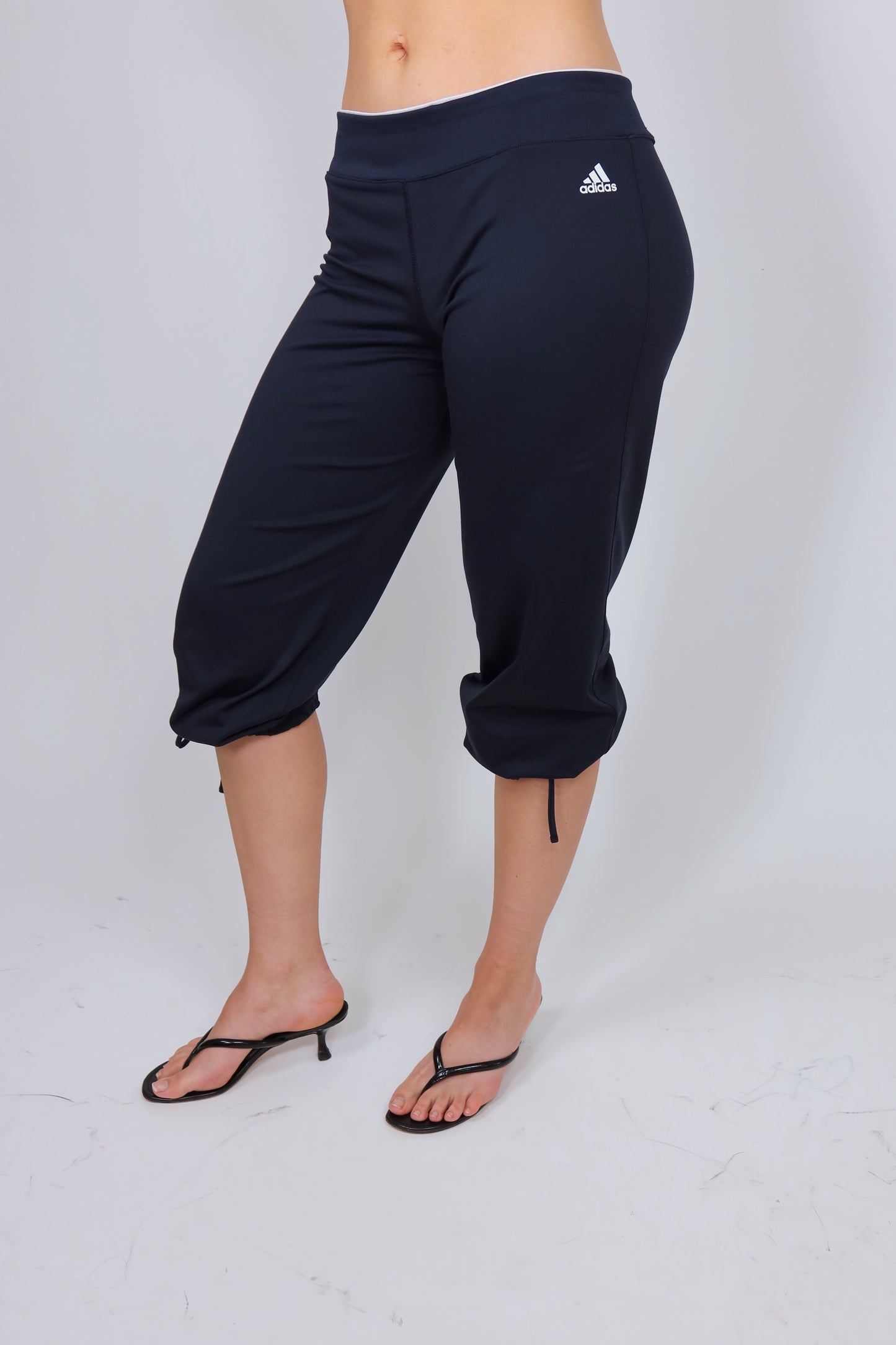 adidas dark navy capris