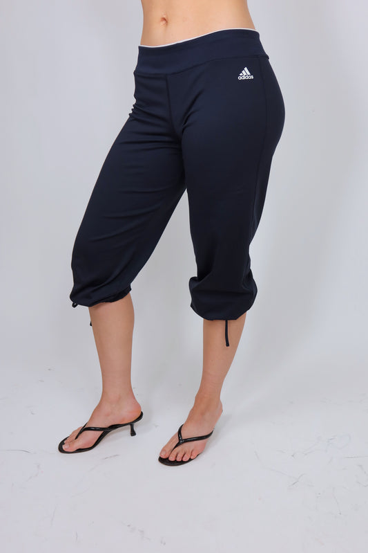 adidas dark navy capris