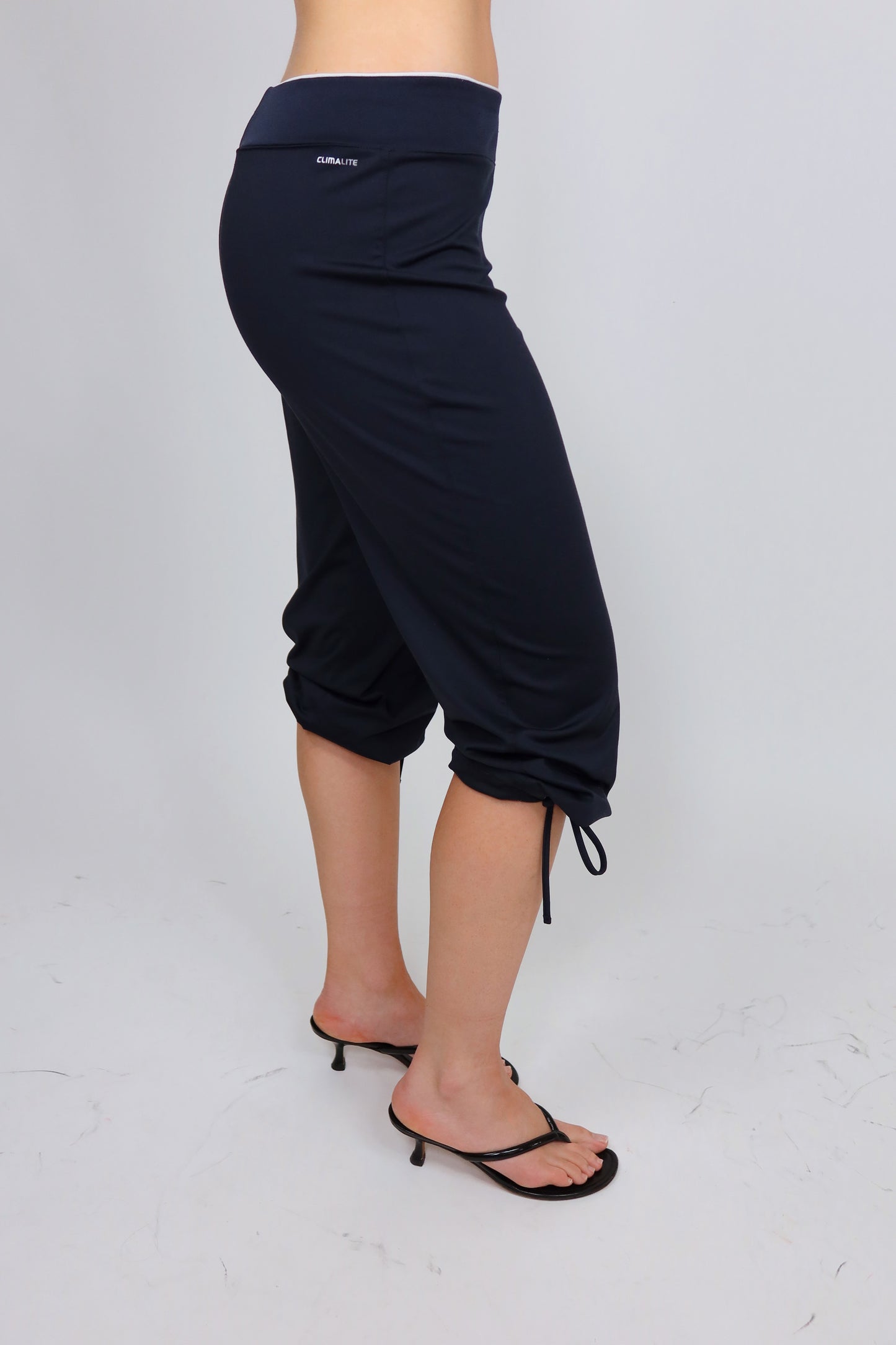 adidas dark navy capris