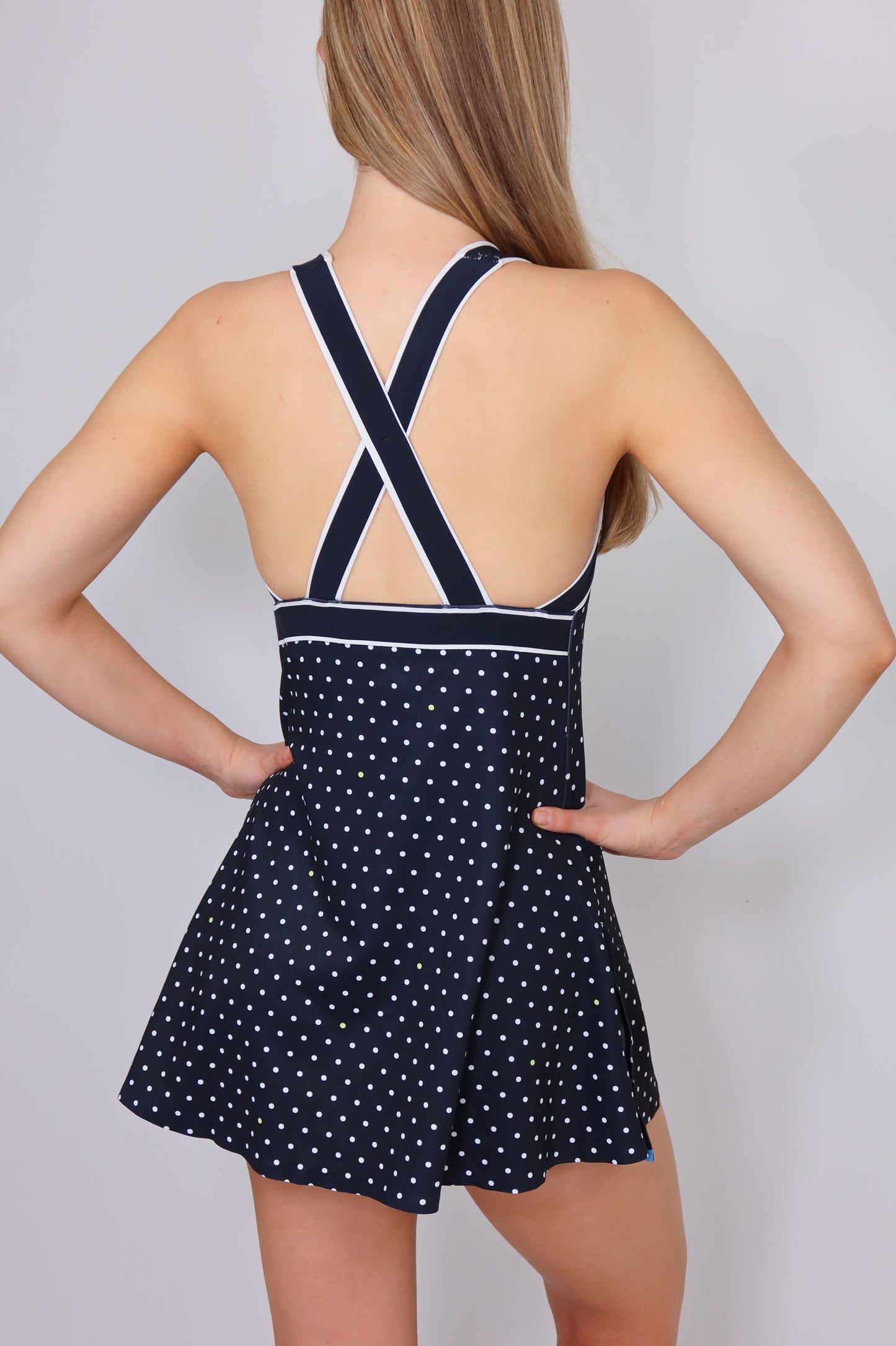 new balance polka dot tennis dress