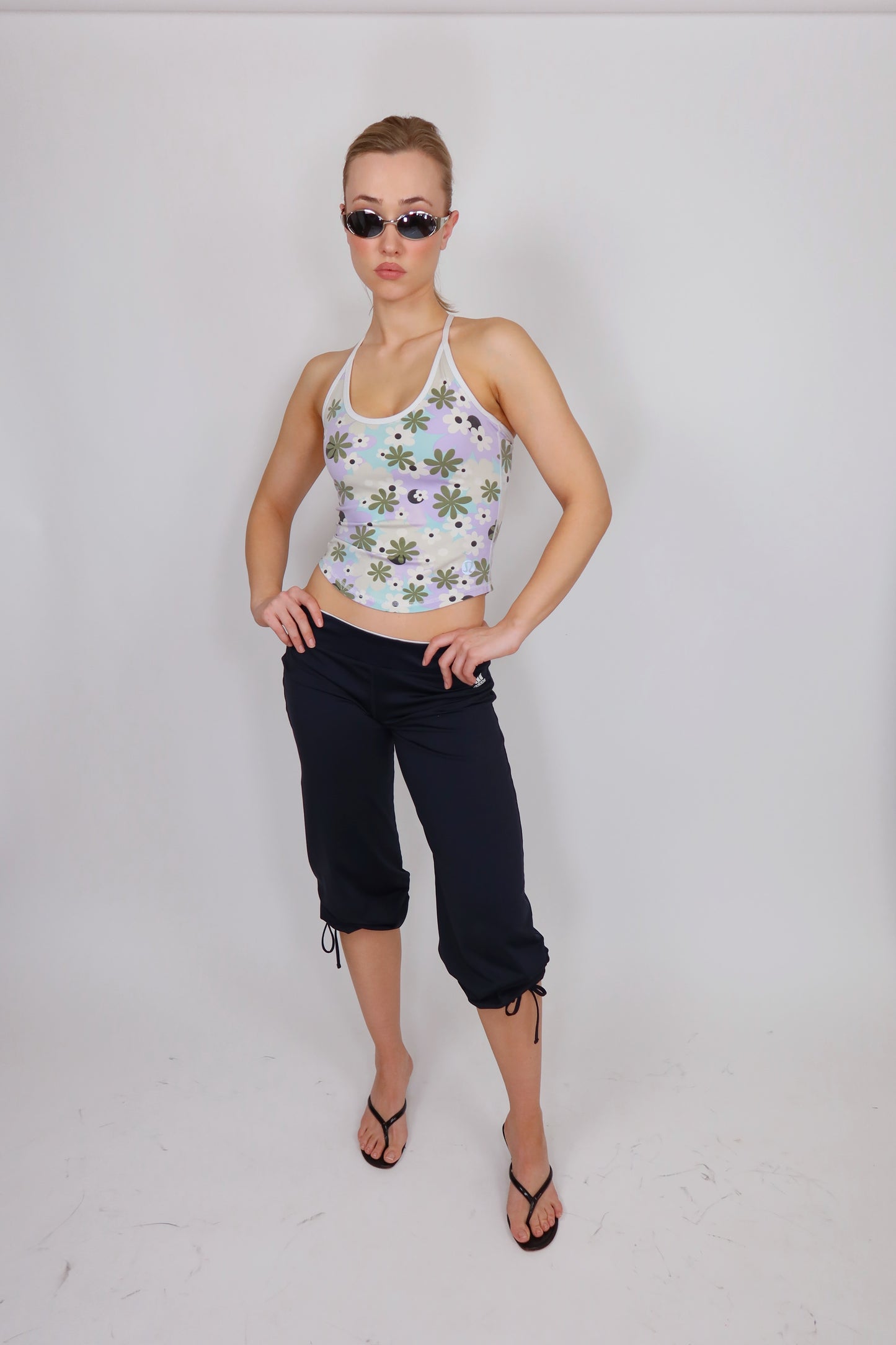 lululemon floral halter top