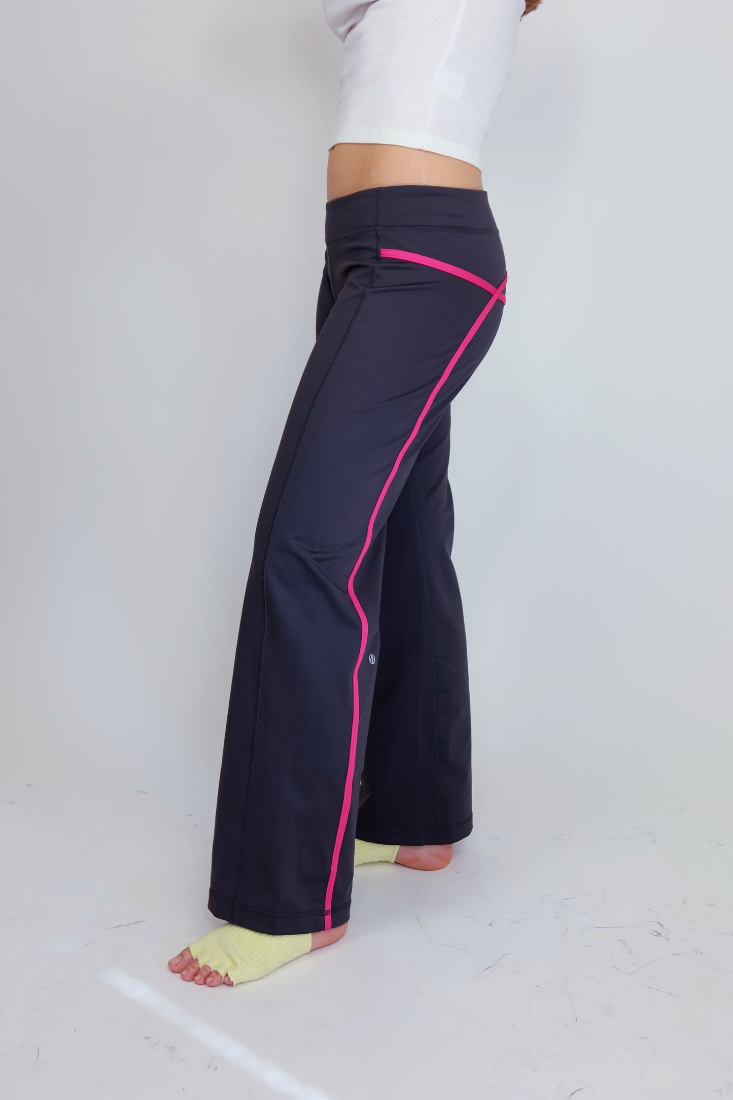 lululemon grey & pink pant