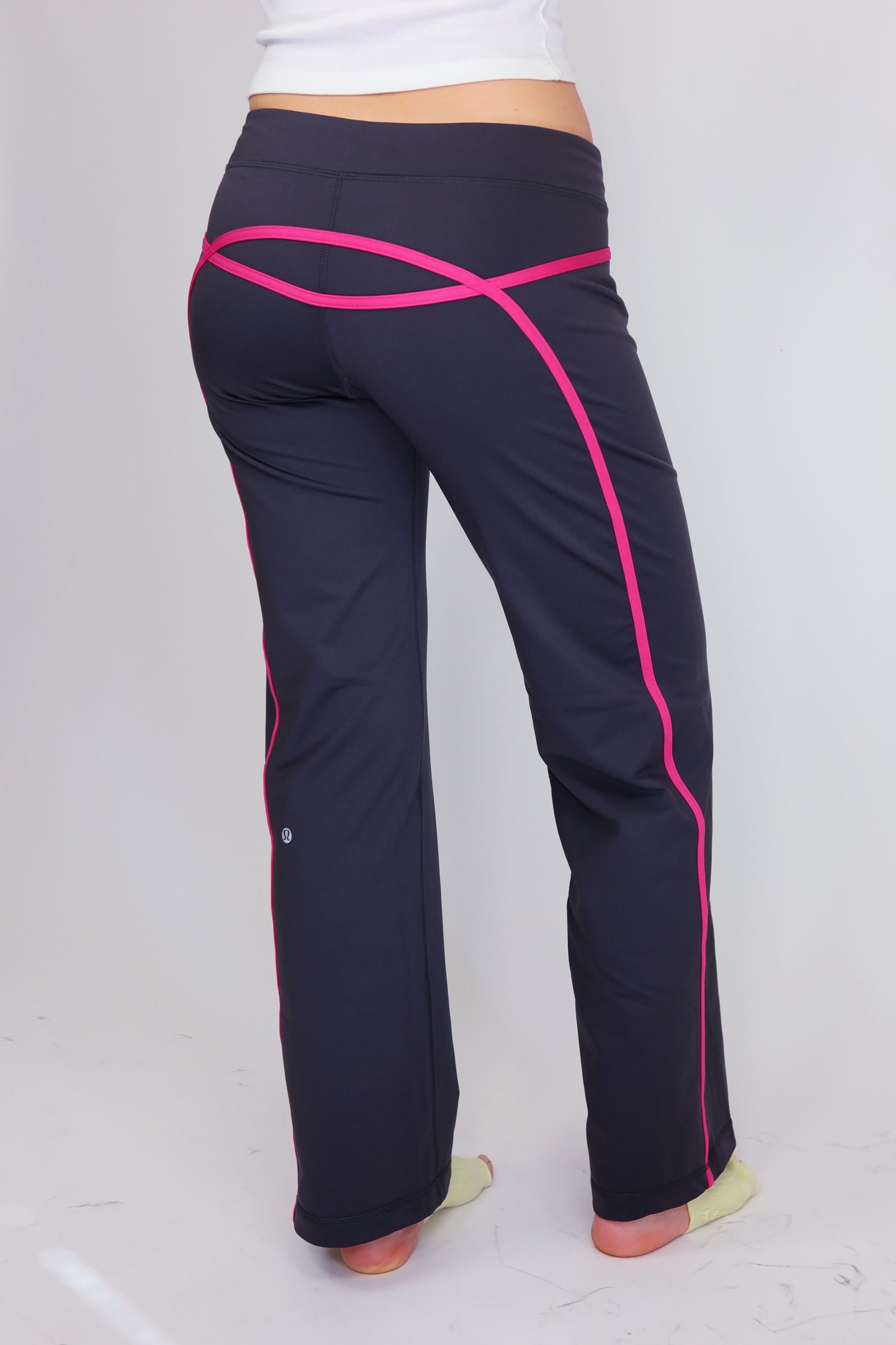 lululemon grey & pink pant