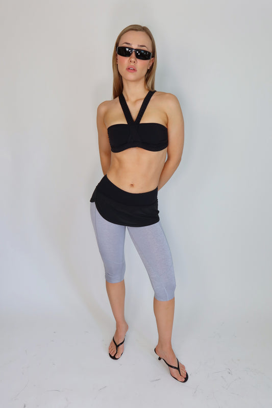 lululemon grey and black skapri