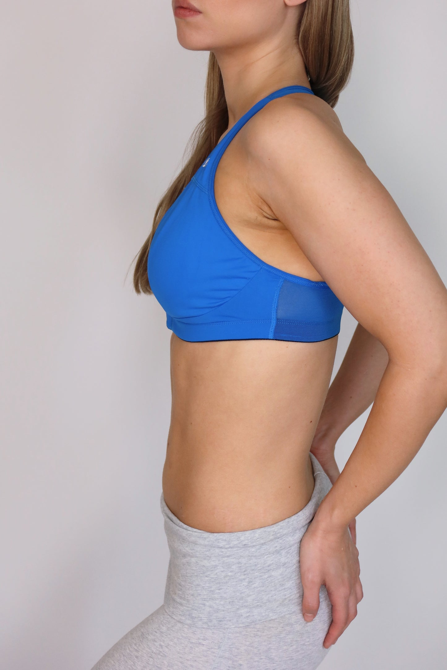 lululemon blue plunge bra