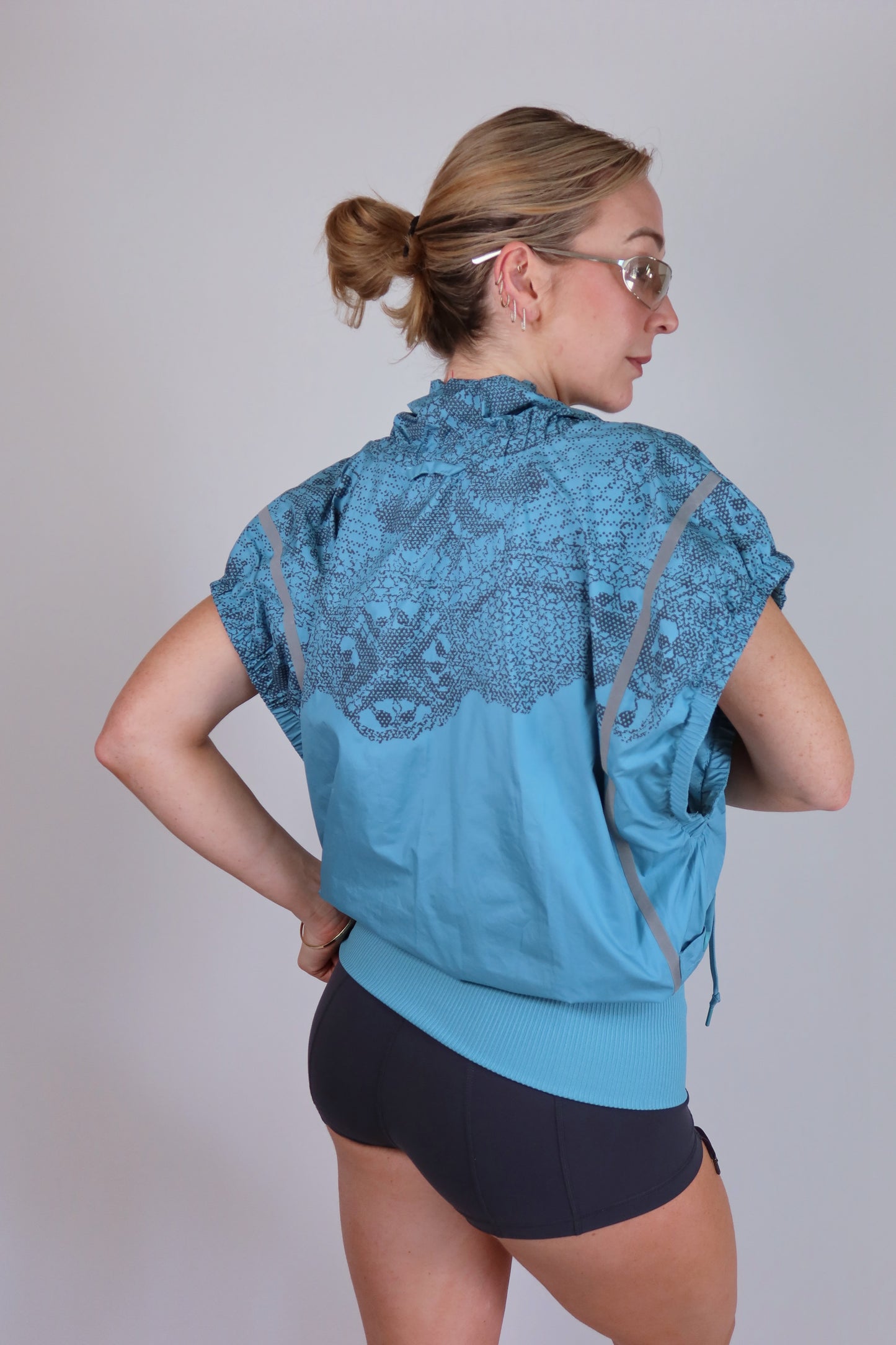 adidas by stella mccartney blue vest