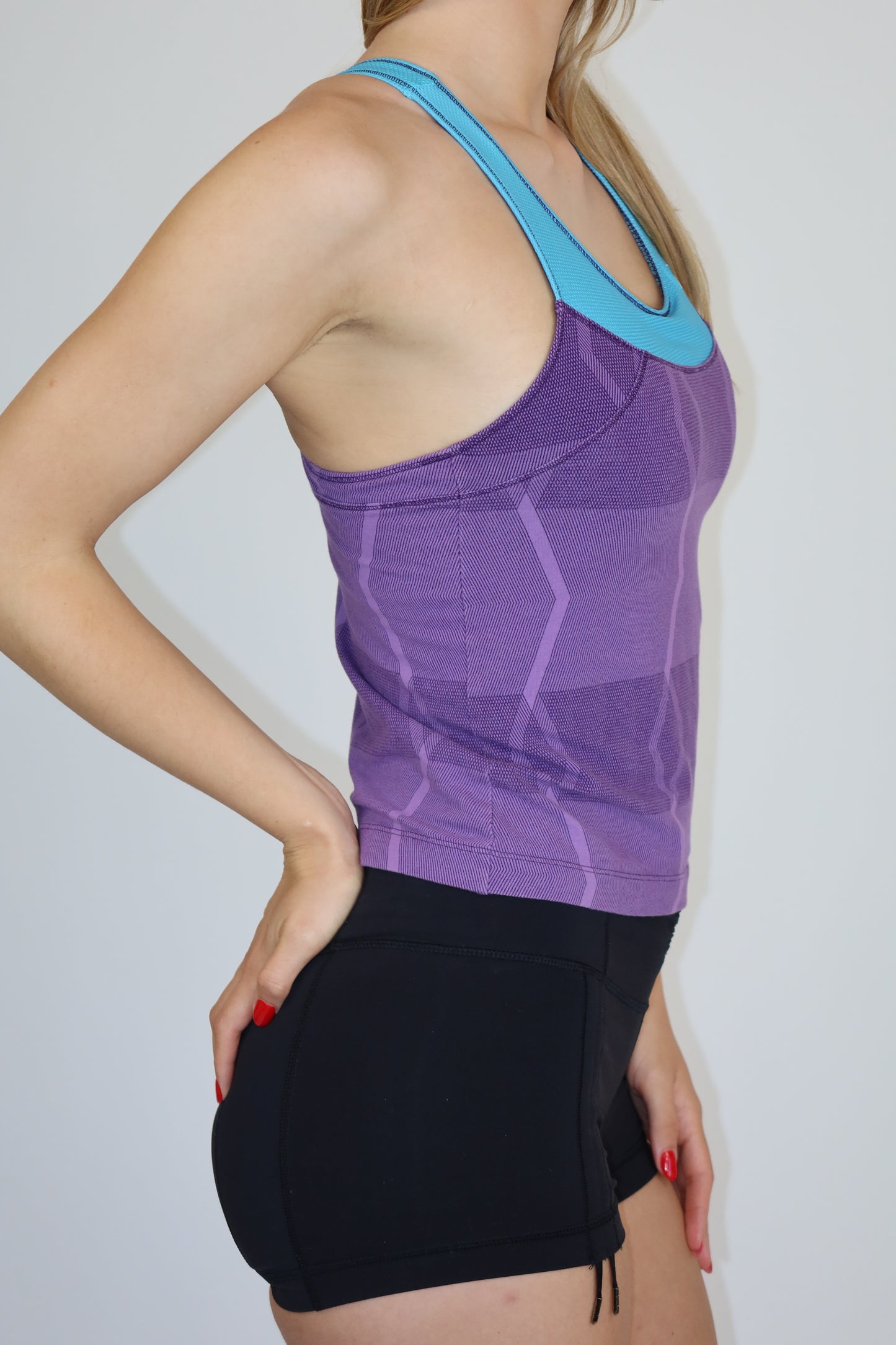 nike purple and blue tank top