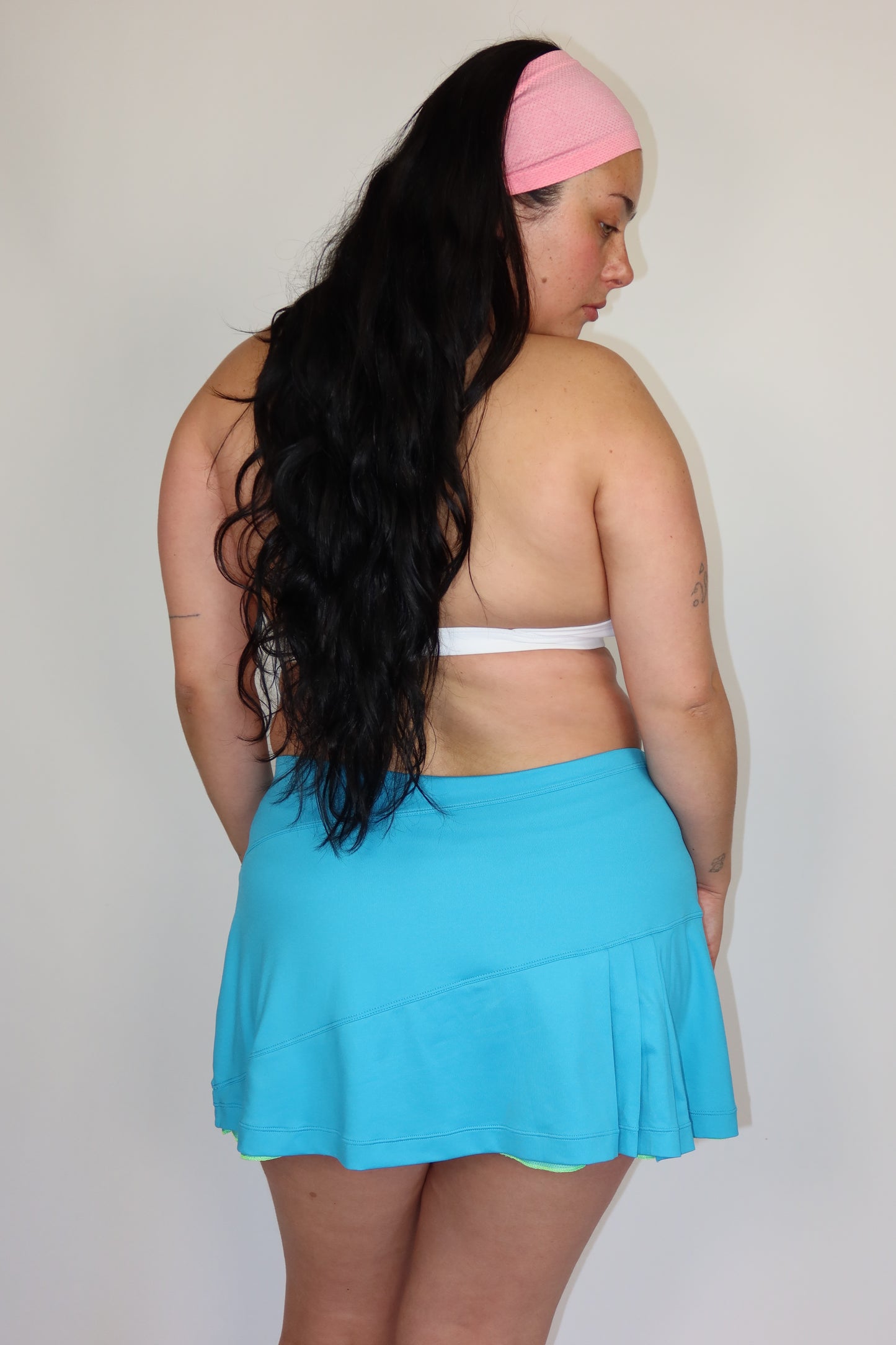 nike blue skort