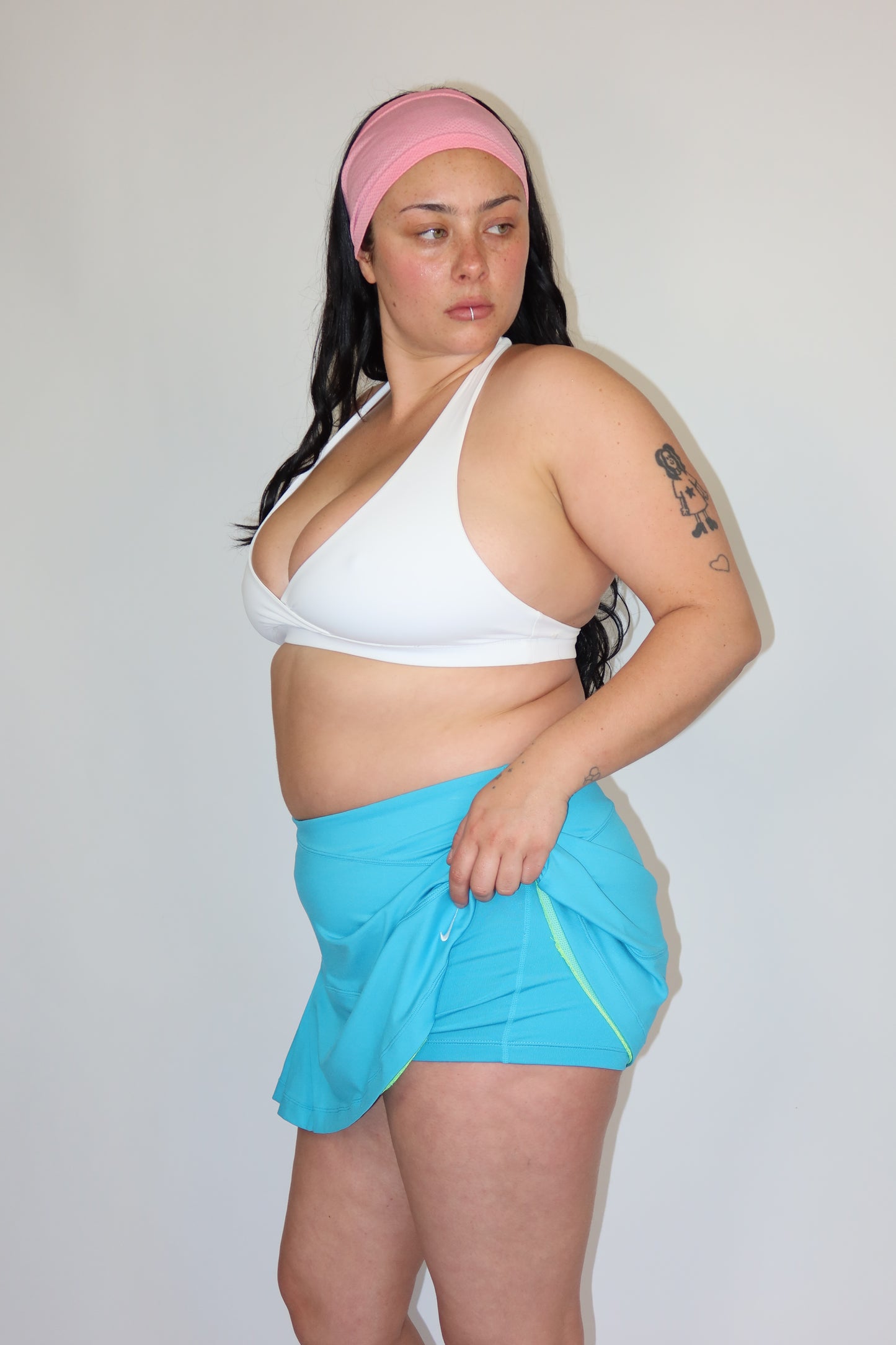 nike blue skort