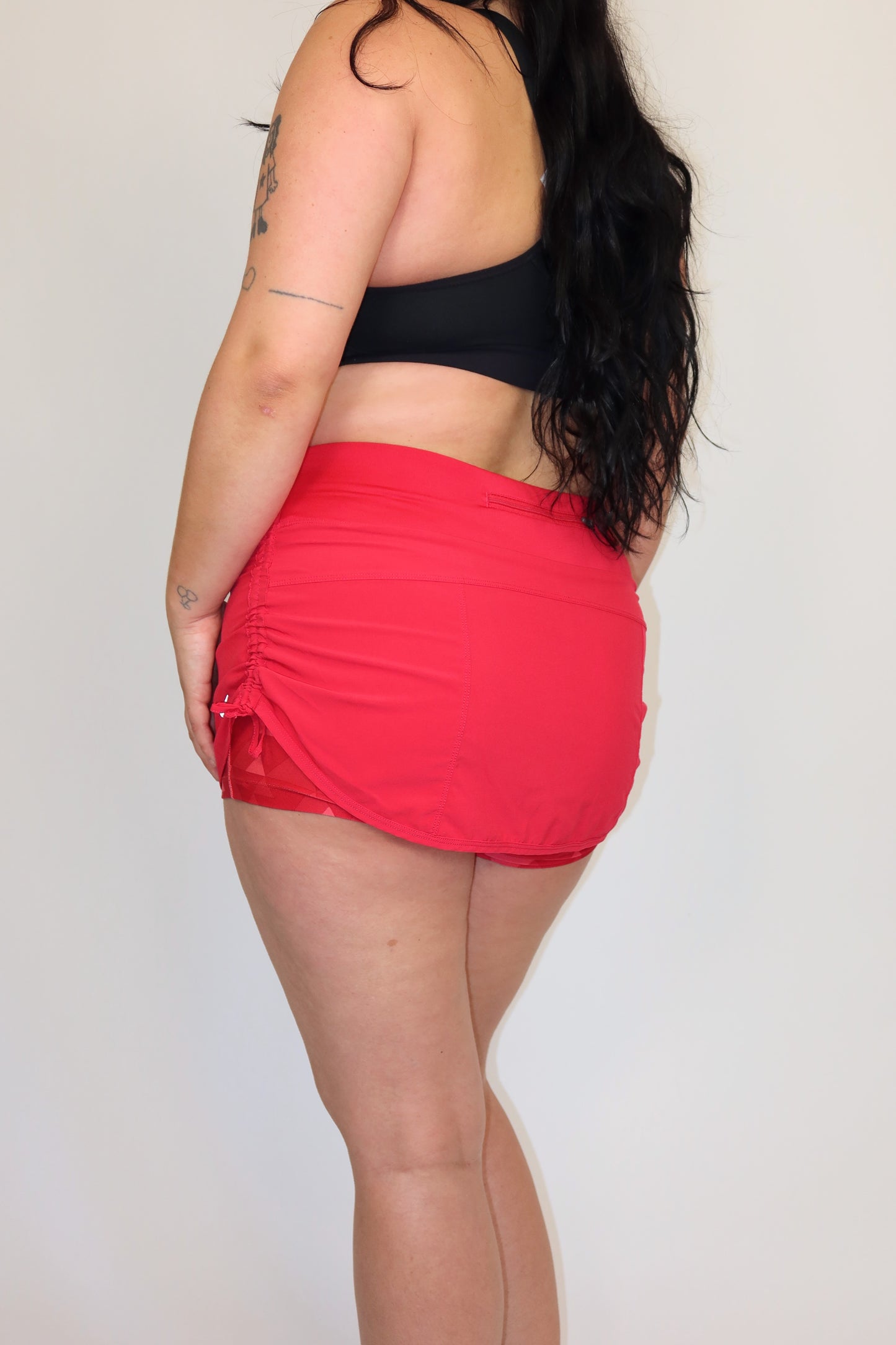 nike red skort