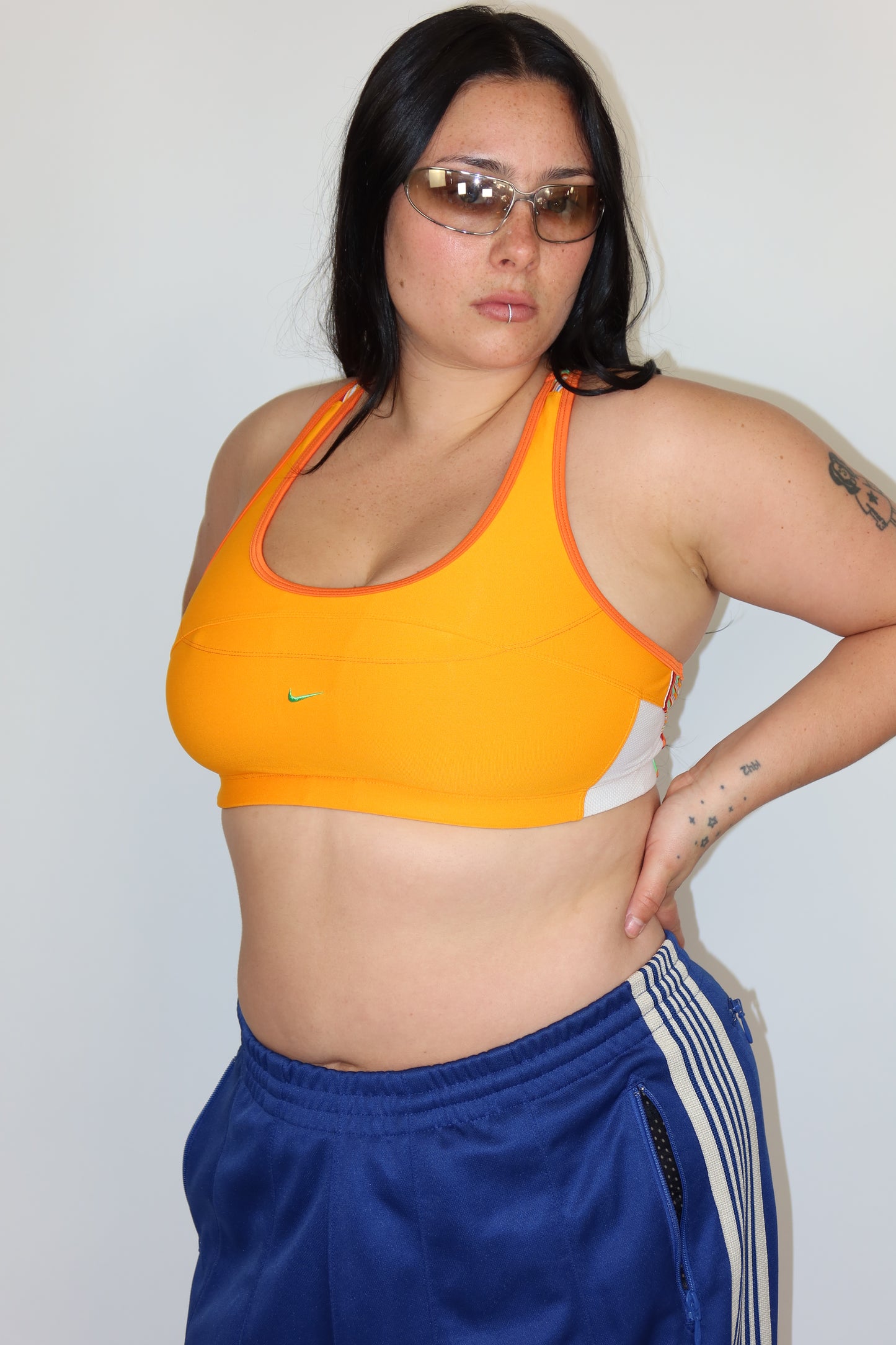 nike orange bra