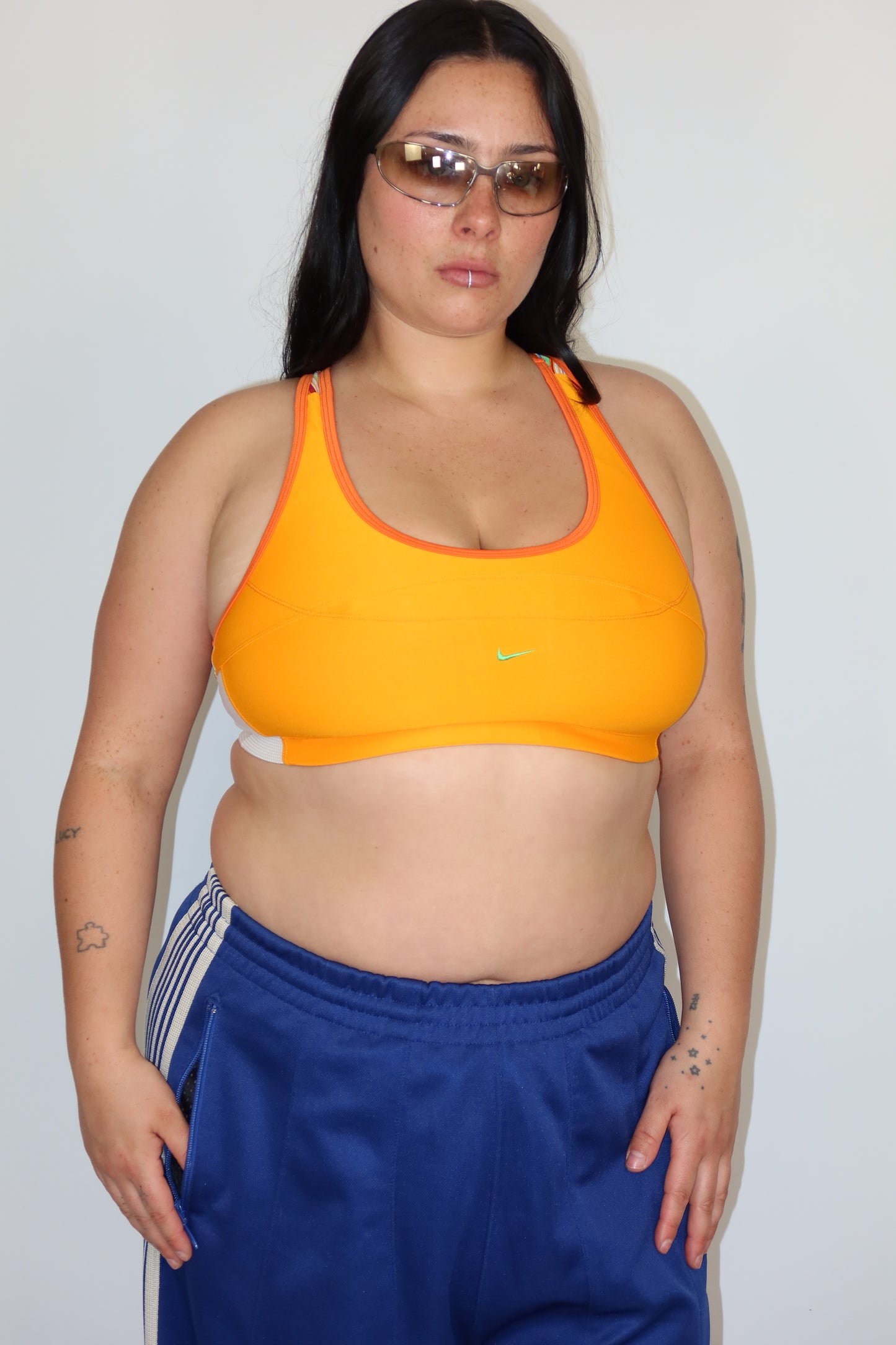 nike orange bra