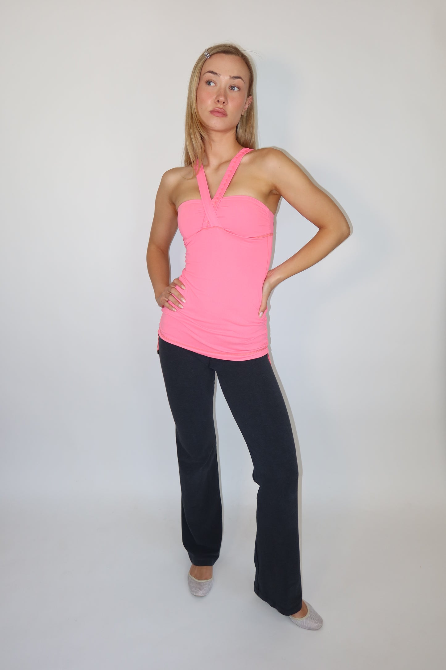 lululemon pink halter