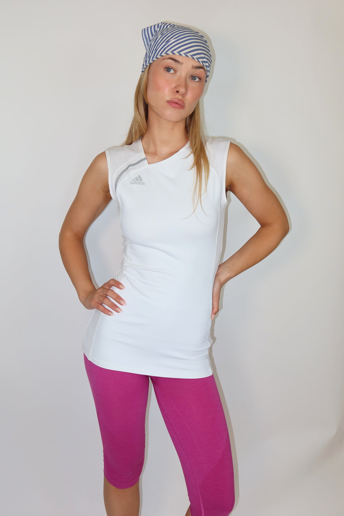 adidas white volleyball top