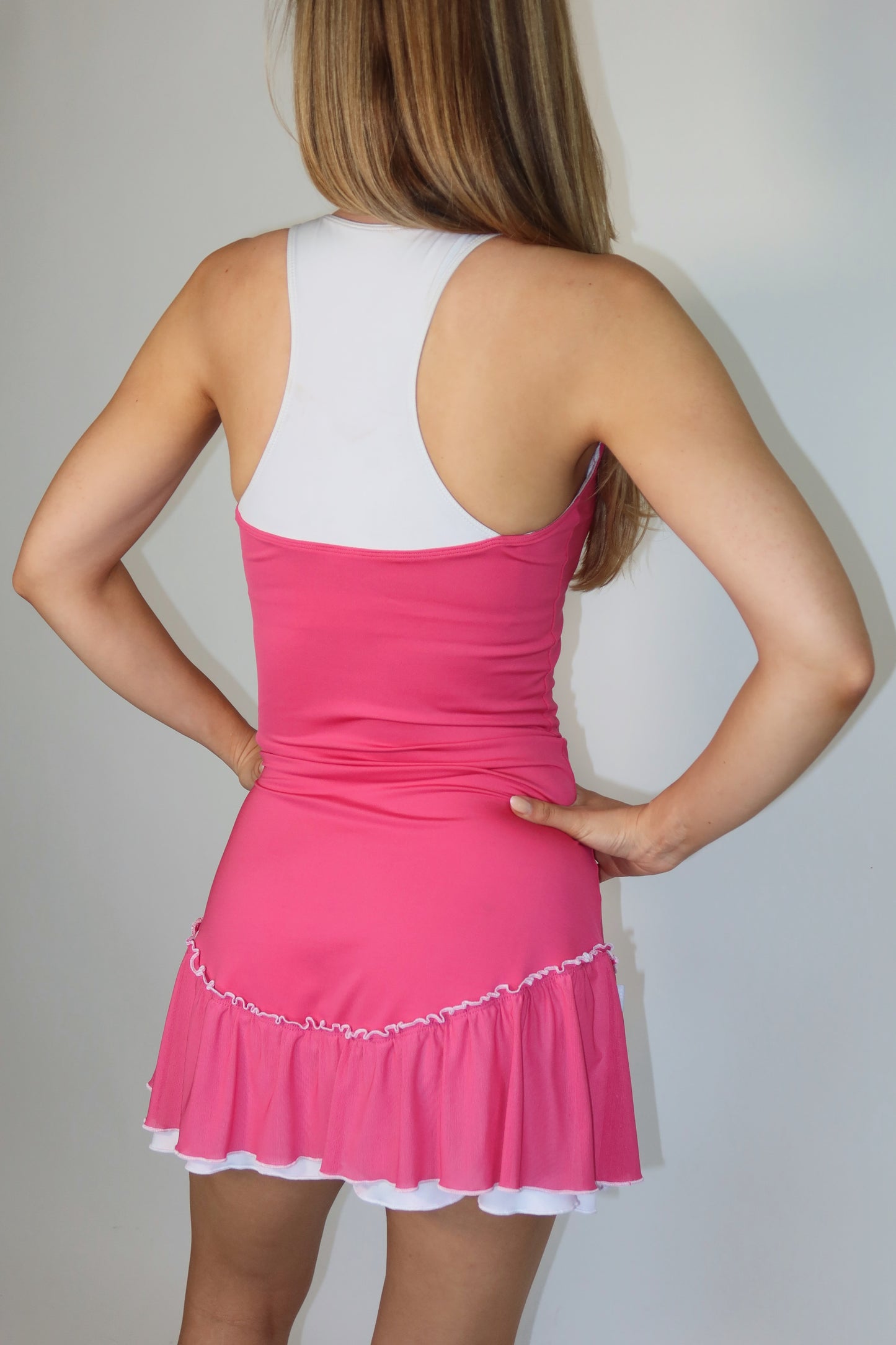 nike pink tennis dress