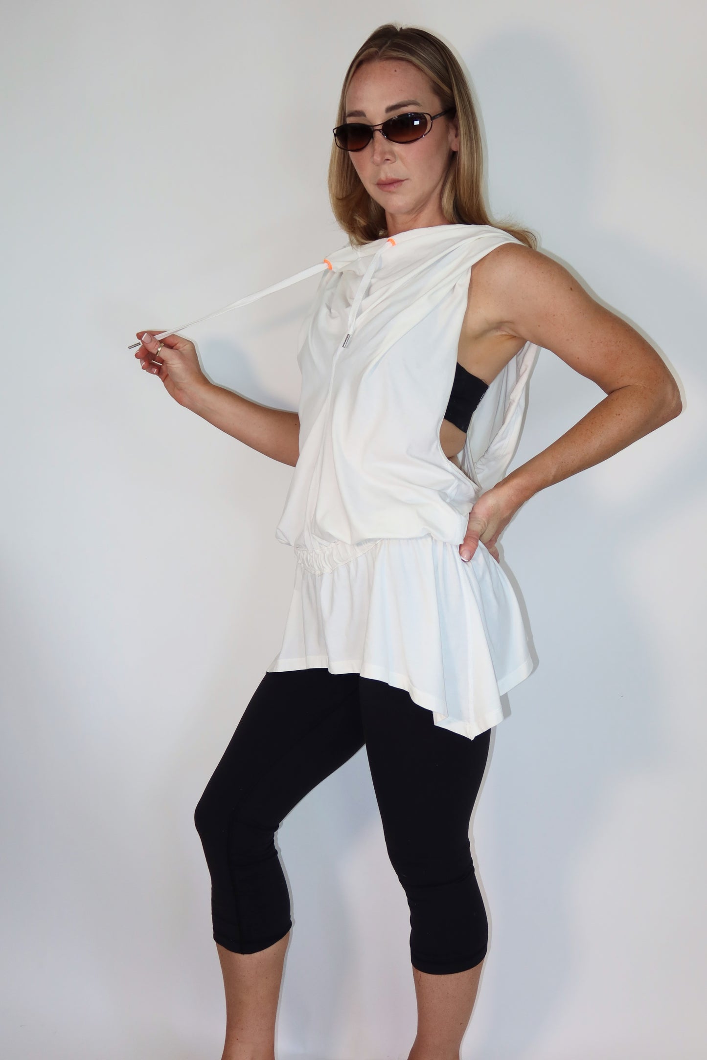 lululemon white hooded dress