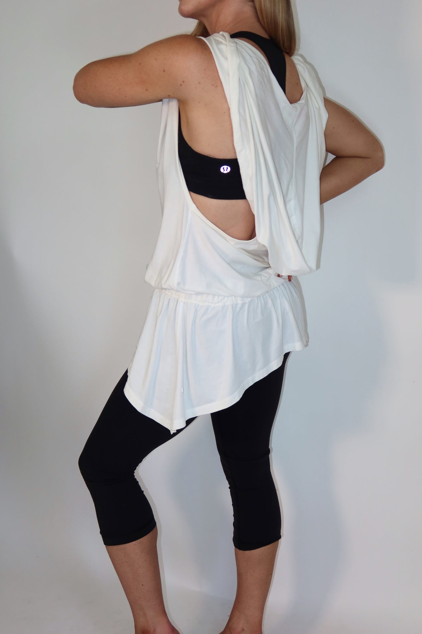 lululemon white hooded dress