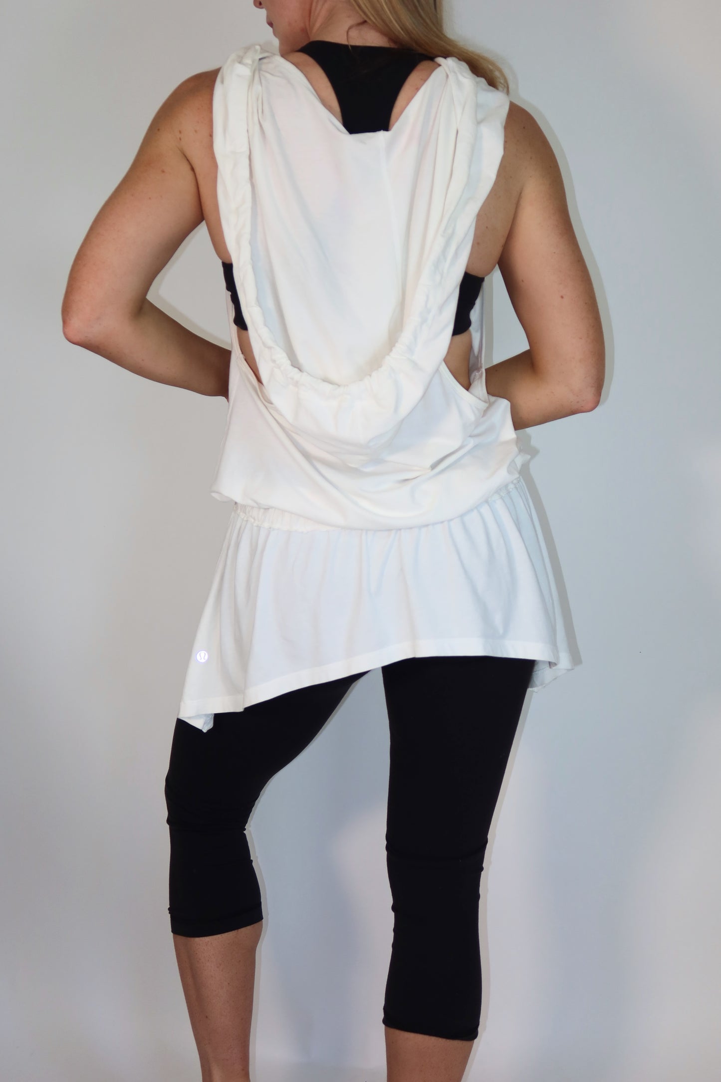lululemon white hooded dress
