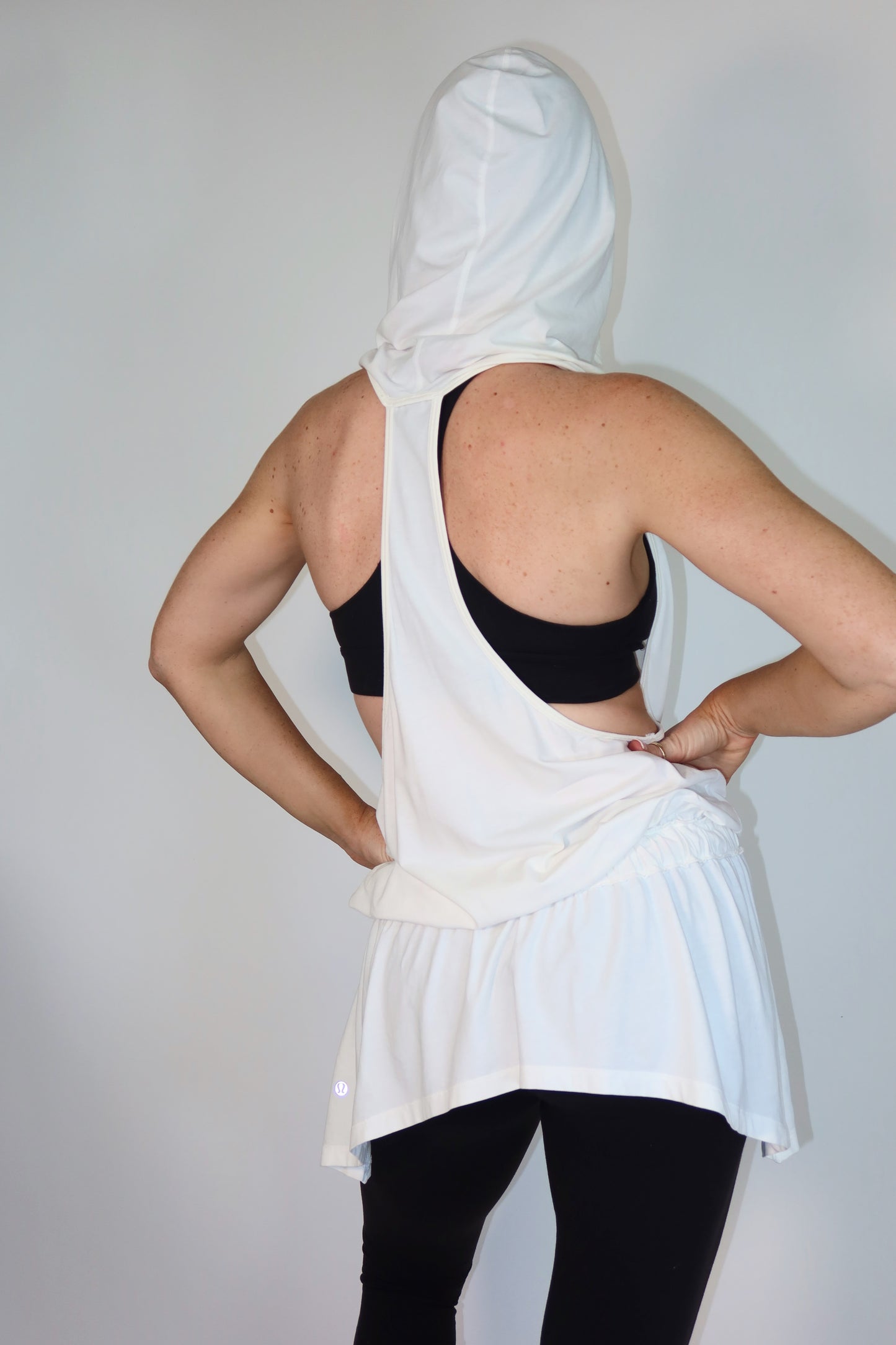 lululemon white hooded dress