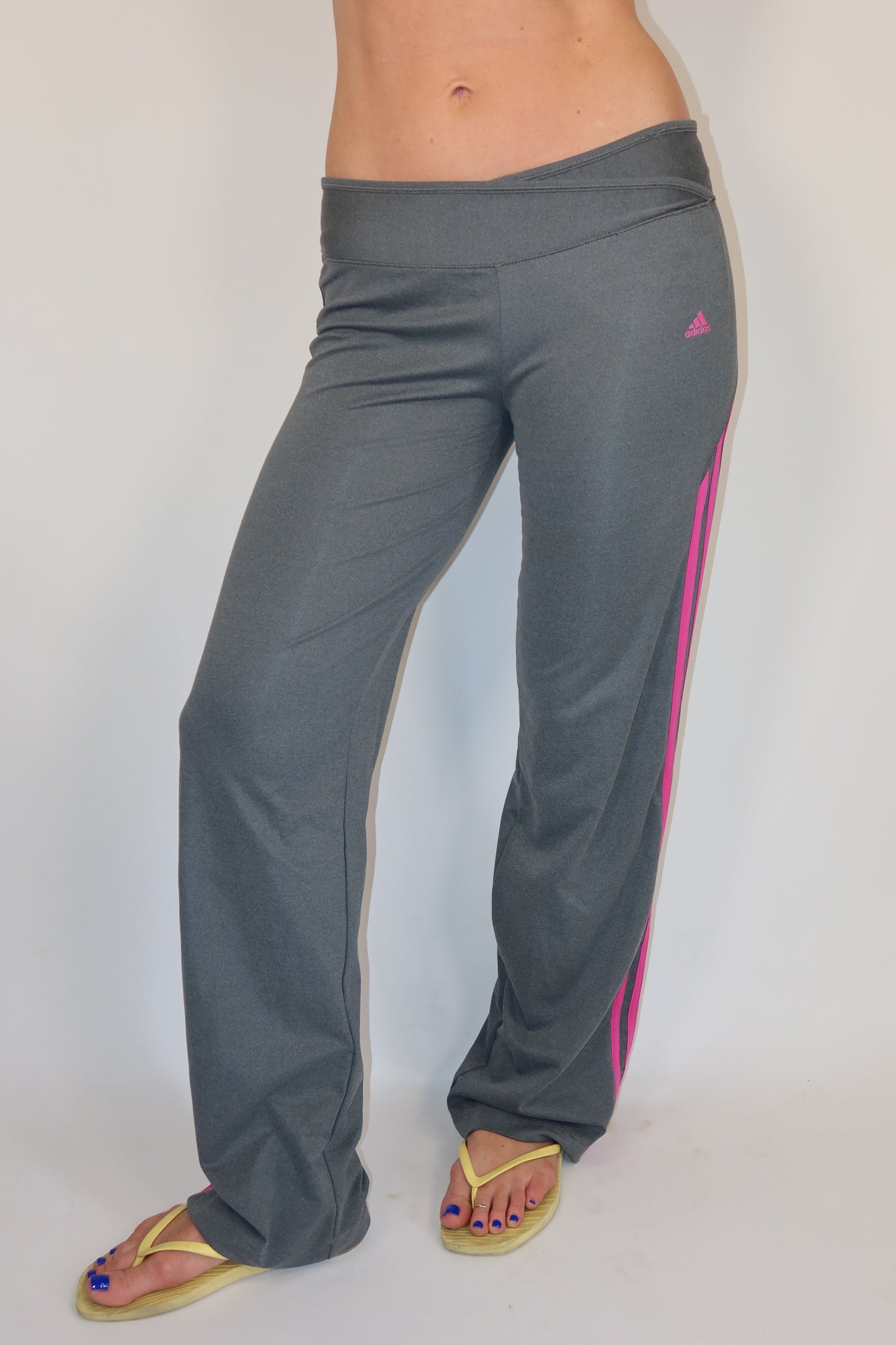 adidas pink and grey pants