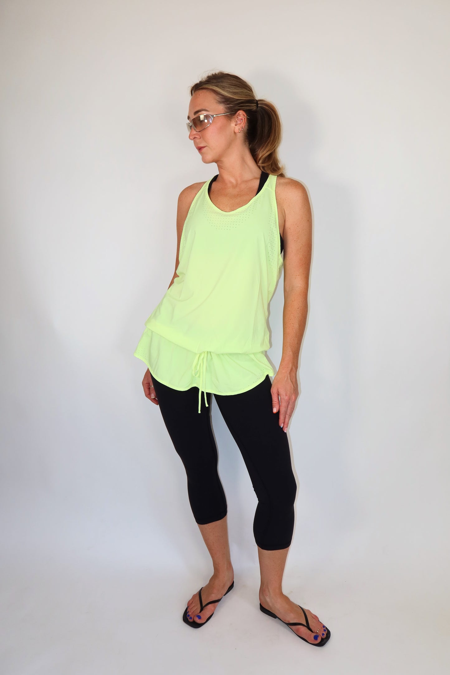 nike cinched running tank