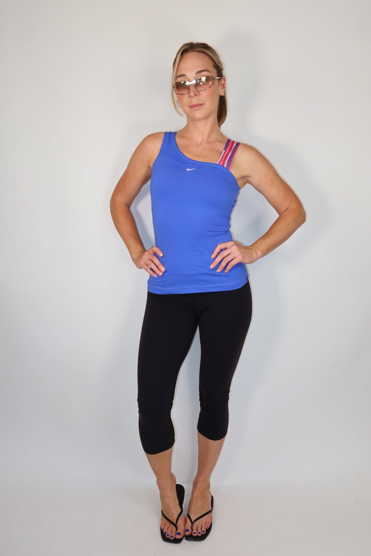 nike asymmetric top